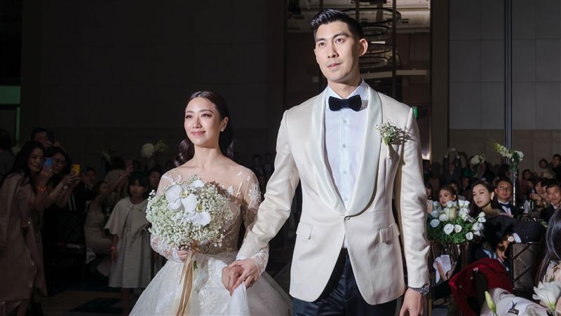 毛加恩,羅雯,婚禮。圖／傑星傳播有限公司提供