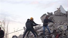 阿爾巴尼亞地震（圖／翻攝自Vlora Çitaku推特）