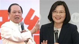 ▲ 妙天、蔡英文（組合圖／資料照）