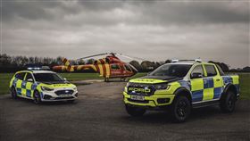 ▲英國性能警車Ford Focus ST Estate、Ranger Raptor（圖／翻攝網路）