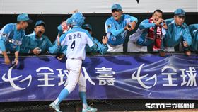 穀保家商林岳谷得分。（圖／記者王怡翔攝影）