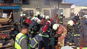 彰化,芬園鄉,鐵皮屋,民宅,火警（圖／翻攝畫面）