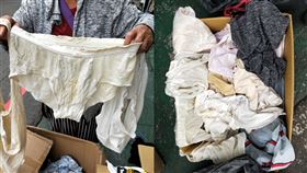 銅板樂園助弱勢！二手物資「撈出尿漬內褲」…志工嬤無奈　照片曝網怒翻（圖／銅板樂園臉書）