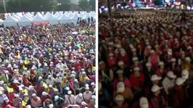 辣英粉超狂！蔡英文新北桃園造勢「場場爆滿」　空拍照曝光（圖／翻攝自蔡英文 Tsai Ing-wen臉書）