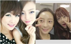 Nicole,許齡智,具荷拉,KARA（圖／翻攝自Nicole、許齡智IG）