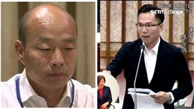 國民黨總統候選人韓國瑜,民進黨高雄市議員林智鴻。（組合圖／資料畫面）