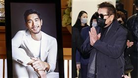 高以翔父親見到媒體們體貼說：「大家辛苦了。」（圖／記者林聖凱攝影）