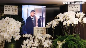 高以翔,花環,靈堂,獻花,曾國城　圖／記者林聖凱攝影