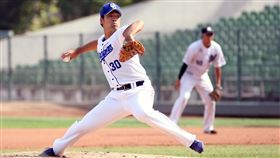 ▲日職白阿知羅拓馬先發7局失2分仍吞敗。（圖／中華職棒提供）