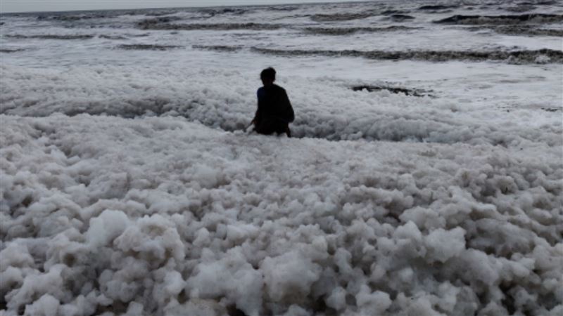 海灘白色泡沫浪漫　背後驚藏殘酷真相