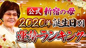 2020,生日,運勢,排名,曝光,好運,爆表,吊車尾,占卜師,運氣,占卜,出生,新宿 圖／翻攝自YouTube