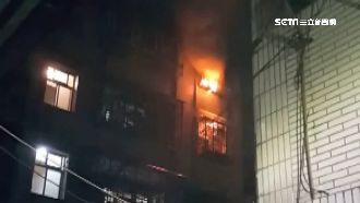 新莊公寓突竄火！男疑要錢不成怒縱火
