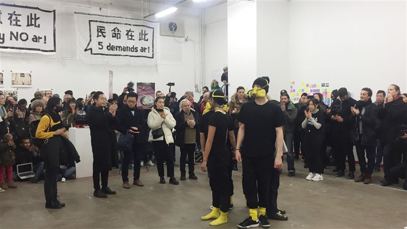 反送中集結藝術家　創意革命展覽登場