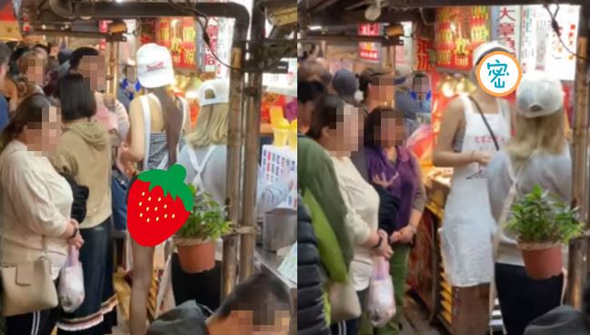 廟口夜市買冰！女店員露美尻　網暴動