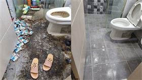 清潔工,鐘點,垃圾屋,還原,打掃(翻攝自臉書)