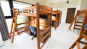 銘傳大學,集賢宿舍,啟用,提供床位,免費入住(圖/銘傳大學提供)中央社