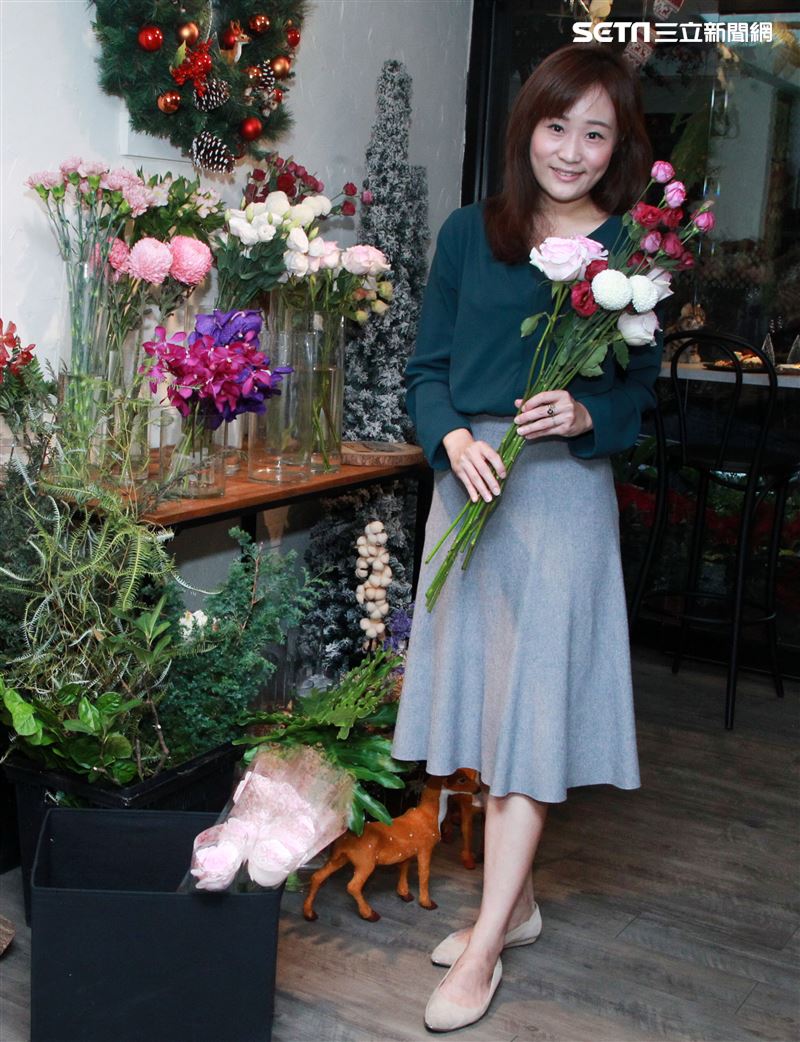 李宛儒的禮洋花苑「夢與撲克」。（記者邱榮吉/攝影）