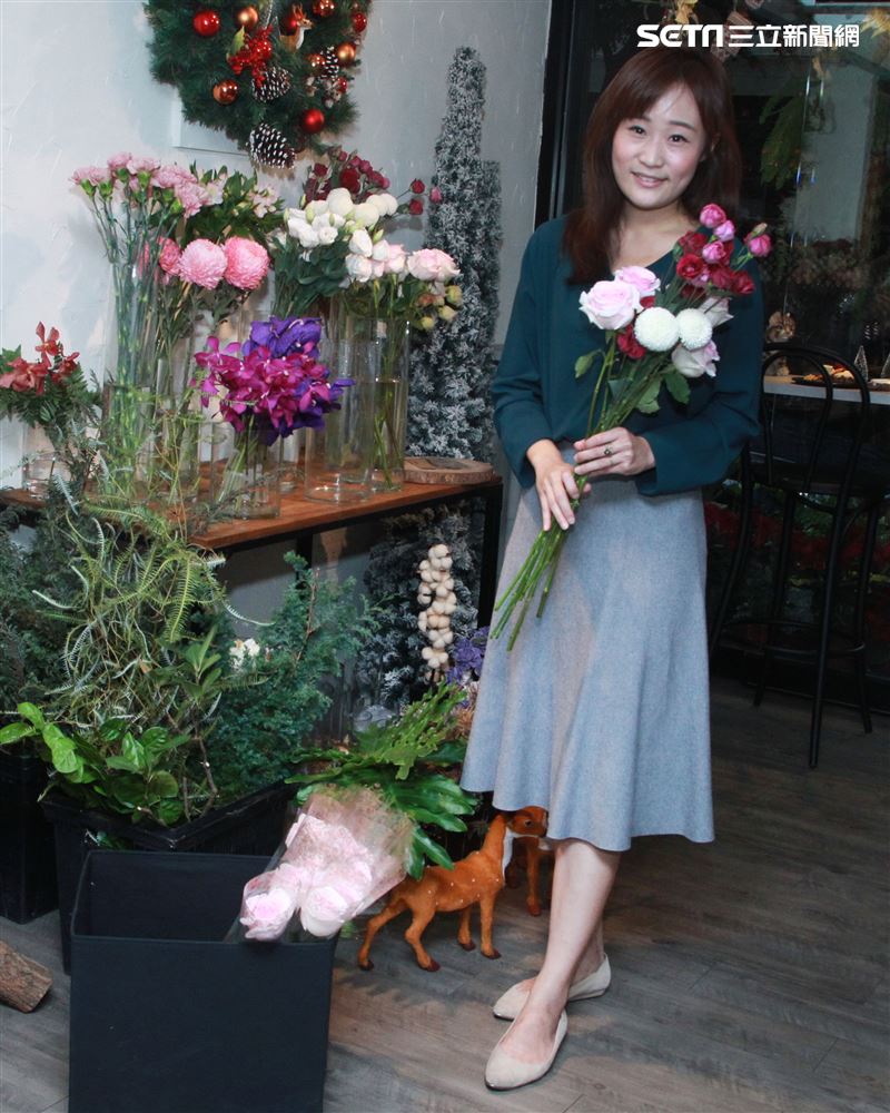 李宛儒的禮洋花苑「夢與撲克」。（記者邱榮吉/攝影）
