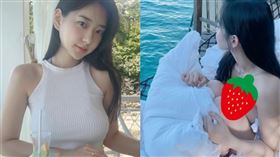 申才恩馬爾地夫海上火辣照（圖／翻攝自申才恩IG）