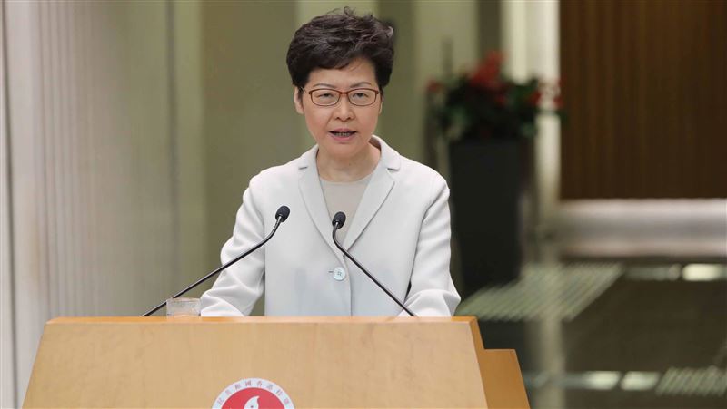 習近平見林鄭　強調支持港警嚴正執法