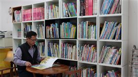 金門,風獅爺童書館,吹熄燈號,藏書,有緣人(圖/中央社)