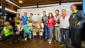 新竹市,新竹動物園,吉祥物河馬,樂樂,林智堅,與民同樂(圖/中央社)