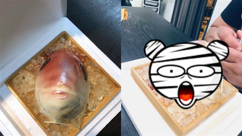 「魚頭蛋糕」超逼真　網：聞到腥味了