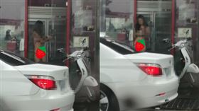 檳榔,西施,比基尼,台中,三點,氣溫,敬業　圖／翻攝加藤軍路邊隨手拍