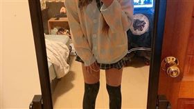 男友不回家！正妹辣露長腿嗆「學管樂求老師」…網：想上課（圖／翻攝自爆廢公社臉書）