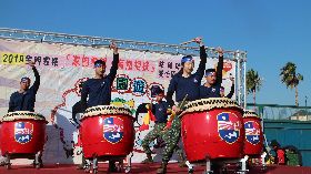 金門家扶愛心園遊會　太武戰鼓隊熱血揭