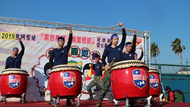 金門軍民一起來　太武戰鼓隊熱血揭幕