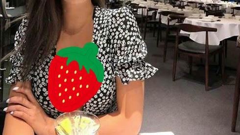 餐廳正妹掉出胸器！超閃車頭燈網暴動