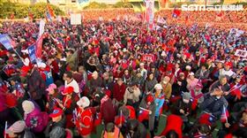 1208韓國瑜板橋造勢,大進場,侯友宜,韓國瑜,馬英九,朱立倫,擁抱,同台