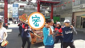 媽祖,肉身,乩身,神轎,南瑤宮,彰化,正妹　圖／翻攝加藤軍路邊隨手拍