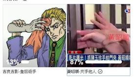 ▲館長在臉書辦投票，沒想到有高達87%的網友，都支持「全台灣最會夾手的女人…黃昭順」（圖／翻攝飆捍臉書）