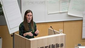 馬林（圖）在黨內領導階層的投票中，以些微差距贏過同黨對手林特曼。勝出後她表示，在重建信任方面新政府還有很多工作要做。（圖取自facebook.com/MarinSanna）