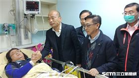 韓國瑜探病林奕華、陳玉珍　圖／韓國瑜辦公室提供