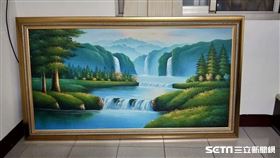 大型油畫（民眾提供）