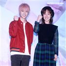 KU古曜威「一個幸福的吻」新歌發表，MV女主角黃瀞怡（小薰）分享拍MV的點滴滴。（記者邱榮吉/攝影）