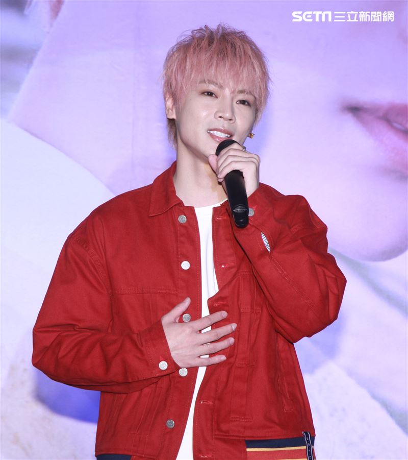 KU古曜威「一個幸福的吻」新歌發表會。（記者邱榮吉/攝影）
