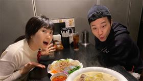 江宏傑、福原愛。福原愛微博