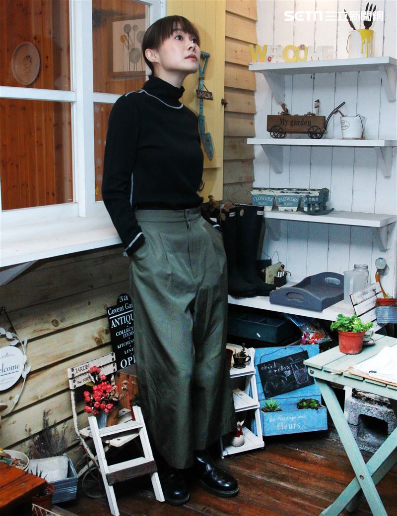 鄭宜農三立新聞網專訪。（記者邱榮吉/攝影）