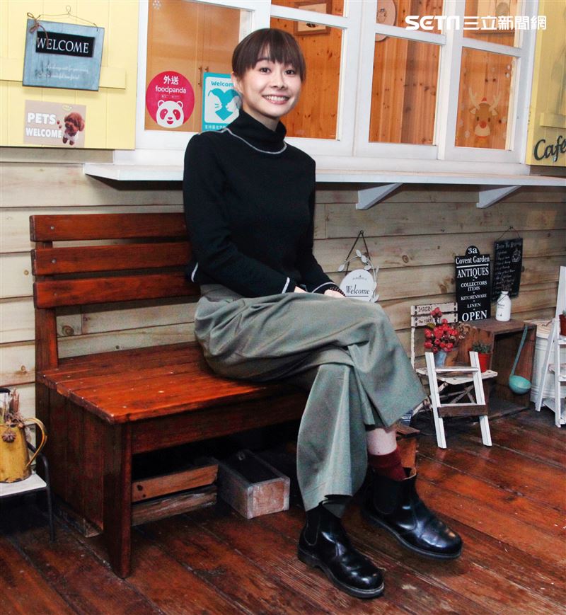 鄭宜農三立新聞網專訪。（記者邱榮吉/攝影）