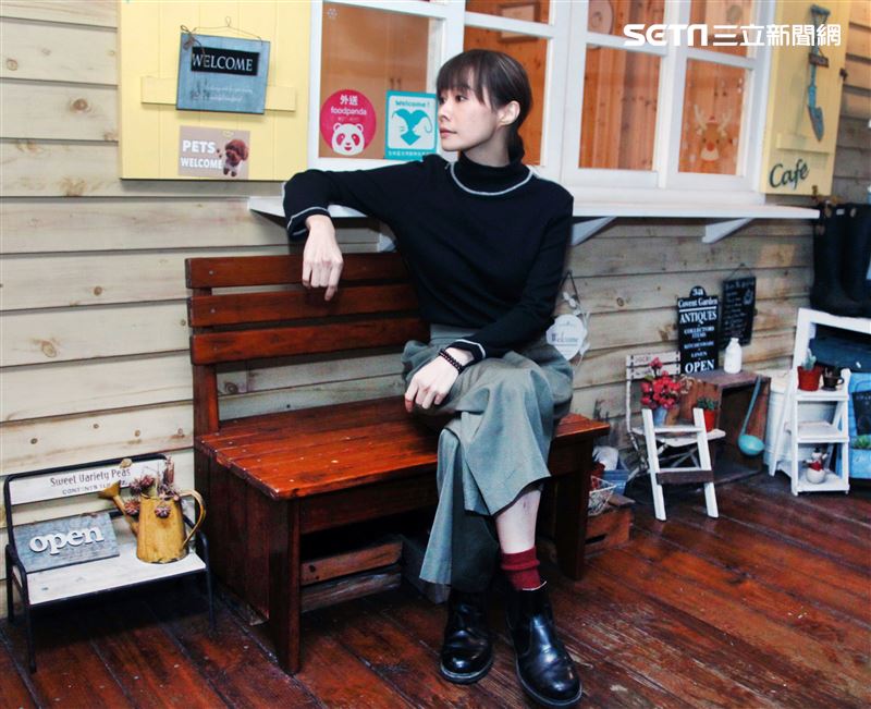 鄭宜農三立新聞網專訪。（記者邱榮吉/攝影）