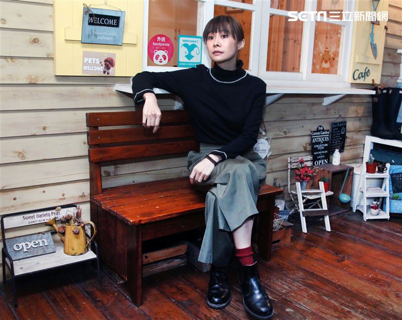 鄭宜農三立新聞網專訪。（記者邱榮吉/攝影）