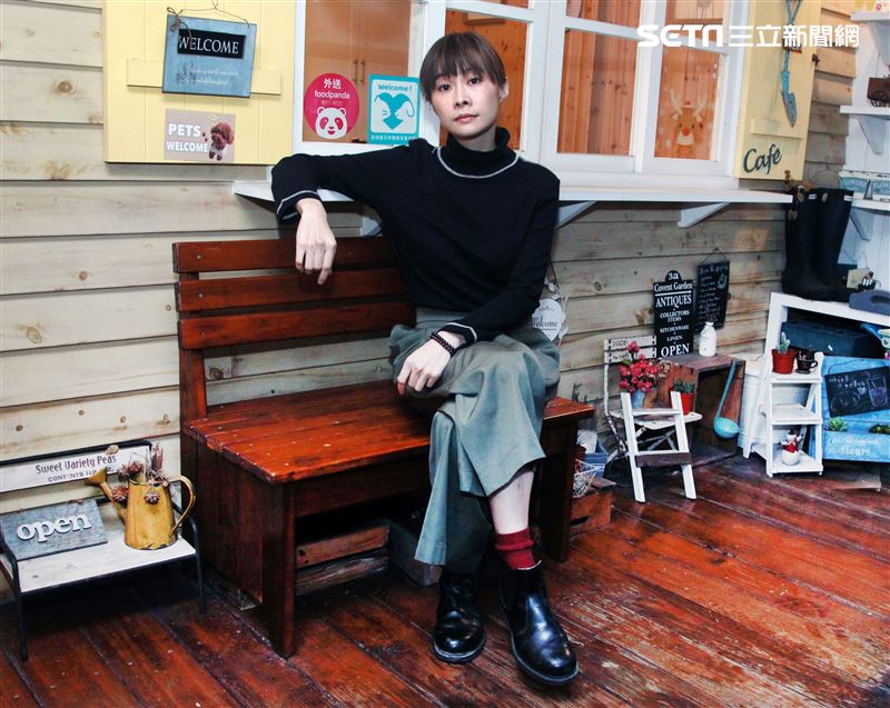 鄭宜農三立新聞網專訪。（記者邱榮吉/攝影）