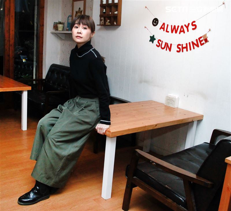 鄭宜農三立新聞網專訪。（記者邱榮吉/攝影）