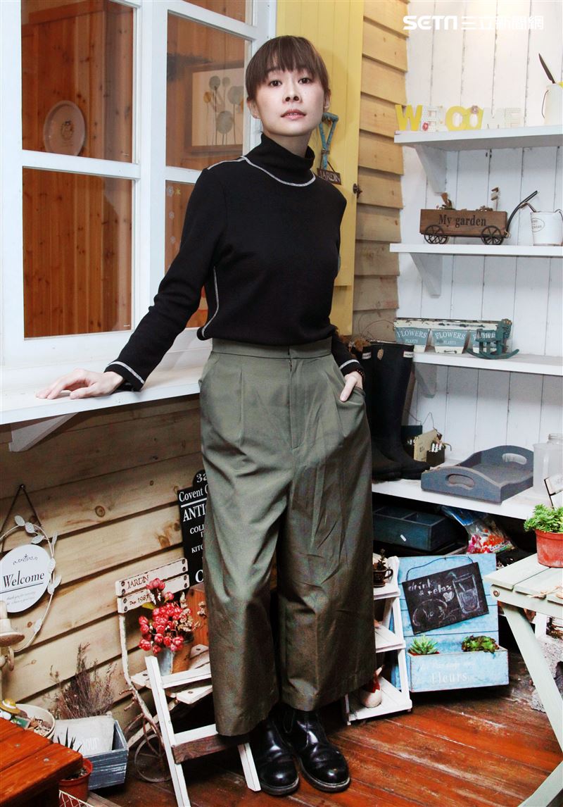 鄭宜農三立新聞網專訪。（記者邱榮吉/攝影）