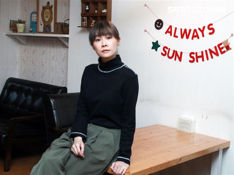 鄭宜農三立新聞網專訪。（記者邱榮吉/攝影）