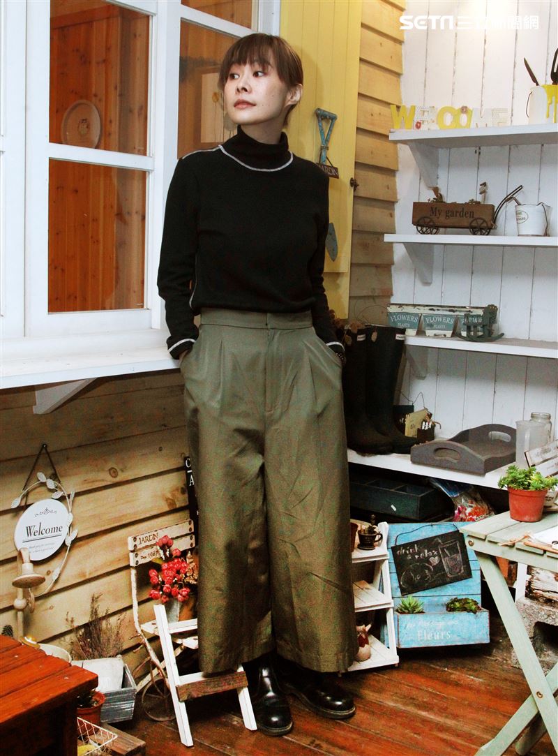 鄭宜農三立新聞網專訪。（記者邱榮吉/攝影）